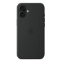Apple Custodia MagSafe in silicone per iPhone 16 Plus - Nero (MYY93ZM/A)