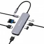 Verbatim CMH-08 USB tipo-C 5000 Mbit/s Argento (32151)