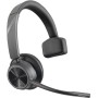 POLY Cuffia wireless Voyager 4310 UC - Cuffia monoaurale Bluetooth con microfono a cancellazione di rumore montato su  (76U48AA)