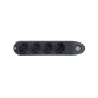 bticino Poker prolunghe e multiple 1,5 m 4 presa(e) AC Interno Grigio (BT-3684GB)