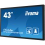 iiyama TF4339AS-B1AG visualizzatore di messaggi Pannello piatto per segnaletica digitale 108 cm (42.5") LED 500 cd/m² 4K Ultra 