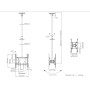 Multibrackets 5477 Supporto per display espositivi 139,7 cm (55") Nero (MB5477)