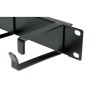 VALUE 19" 1UH CABLE MANAGEMENT, G - TYPE, 5 HOOKS, BLACK (26.99.0310)