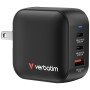 MINI GANCHARGER 70W 3 PORT US PLUG WITH EU/UK ADAP (32229)