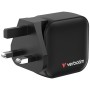MINI GANCHARGER 70W 3 PORT US PLUG WITH EU/UK ADAP (32229)