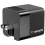 GANCHARGER 65W 2PORT RETRACCABLE DISPUS+EU/UK ADAP (32217)