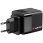 GANCHARGER 65W 2PORT RETRACCABLE DISPUS+EU/UK ADAP (32217)