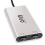 CLUB3D CSV-1586 hub di interfaccia Thunderbolt 3 40000 Mbit/s Argento