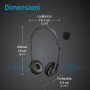 HP Stereo 3.5mm Headset G2 Auricolare Cablato A Padiglione Ufficio Nero (428K7AA)
