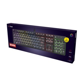 Trust GXT 871 Zora tastiera Gaming USB Italiano Nero (25677)
