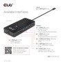 CLUB3D CSV-1595 replicatore di porte e docking station per laptop USB 3.2 Gen 1 (3.1 Gen 1) Type-C Nero