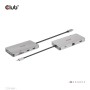 CLUB3D CSV-1594 replicatore di porte e docking station per laptop USB 3.2 Gen 1 (3.1 Gen 1) Type-C Nero, Grigio