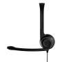 Sennheiser PC 7 USB Auricolare Cablato A Padiglione Ufficio USB tipo A Nero (1000431)