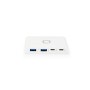 DICOTA D31731 replicatore di porte e docking station per laptop Bianco
