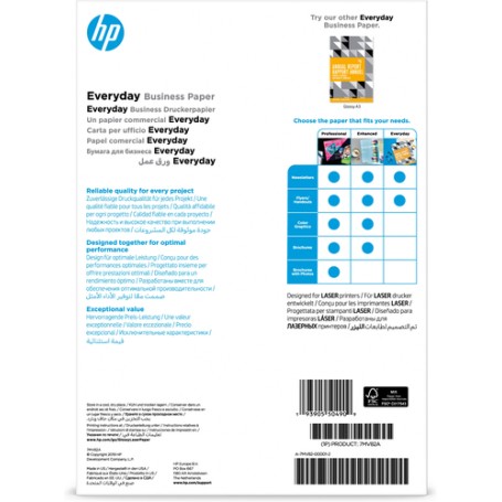 HP Carta patinata professionale Everyday per stampa laser: formato A4, 120 g/m² (7MV82A)