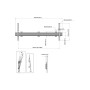 Multibrackets 3298 Supporto per display espositivi 2,79 m (110") Nero (MB3298)