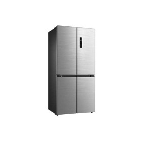 Midea MDRF632FIE46 frigorifero side-by-side Libera installazione 474 L E Grigio, Acciaio inox, Bianco