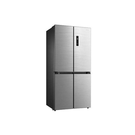 Midea MDRF632FIE46 frigorifero side-by-side Libera installazione 474 L E Grigio, Acciaio inox, Bianco