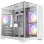 Antec CX600M Trio ARGB White Mini Tower Trasparente, Bianco (0-761345-10141-7)