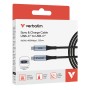 Verbatim 31848 cavo USB USB 2.0 1,2 m USB C Nero