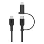 Belkin BoostCharge Pro cavo USB USB 2.0 1,5 m USB C USB C/Lightning Nero (CAC003HQ1.5MBK)