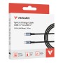 Verbatim 31846 cavo USB USB 2.0 1,2 m USB C Nero