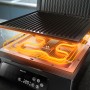 PHILIPS GRILL ELETTRONICO DIGITALE 2000W TIMER SONDA TERMICA 180? (HD6307/70)