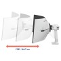 Ergotron HX Series HX ARM WITH VERY HEAVY DUTY PIVOT DESK 144,8 cm (57") Scrivania Bianco (45-693-216)