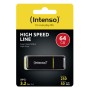 Intenso High Speed Line unità flash USB 64 GB USB tipo A 3.2 Gen 1 (3.1 Gen 1) Nero, Giallo (3537490)