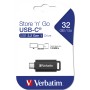 VERBATIM USB DRIVE 3.2GEN1 128GB RETRACTABLE USB-C (49459)