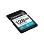 Kingston Technology 128GB SDXC Canvas Go Plus Gen4 200MB/s C10 UHS-I U3 V30 (SDG4/128GB)