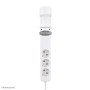Neomounts DS22-840WH6 Multipresa da tavolo con morsetto e porte USB-C e USB-A - ricarica rapida