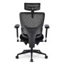 SEDIA OFFICE ERGONOMICA IN TESSUTO E RETE MESH (OFFICEPAL C40)
