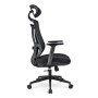 SEDIA OFFICE ERGONOMICA IN TESSUTO E RETE MESH (OFFICEPAL C10)