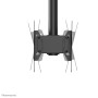 Neomounts CL35-340BL22 Supporto a soffitto per doppio monitor/TV 23-42" - alt. 106-156 cm