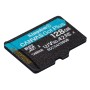 Kingston Technology Scheda microSDXC Canvas Go Plus Gen4 200MB/s A2 U3 V30 da 128 GB + adattatore (SDCG4/128GB)