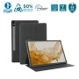 Mobilis 068016 custodia per tablet 31,5 cm (12.4") Custodia a libro Nero