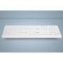 Active Key AK-C8100FA-UVS-W/GE tastiera USB QWERTY Inglese UK Bianco