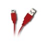 Tecnoware Cable Mini USB 100 Red* (FCM16298)