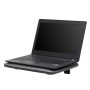 Rivacase 5555 base di raffreddamento per laptop 39,6 cm (15.6") Nero (5555SILVER)