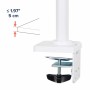 Ergotron NX Series NX MONITOR ARM WHITE 86,4 cm (34") Nero, Bianco Scrivania (45-669-216)