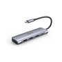 Ugreen 6-in-1 USB C PD USB 3.2 Gen 1 (3.1 Gen 1) Type-C Argento (70411)