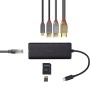 Lindy 43358 replicatore di porte e docking station per laptop Cablato USB 3.2 Gen 1 (3.1 Gen 1) Type-C Nero