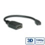 ADATTATORE MICRO HDMI-HDMI M/F 4K 30HZ 3D (11.99.5584)