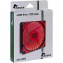 Inter-Tech L-12025 Case per computer Ventilatore 12 cm Nero, Rosso (88885413)
