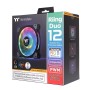 Thermaltake Riing Duo 12 RGB Premium Edition Case per computer Ventilatore 12 cm Nero (CL-F073-PL12SW-A)