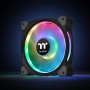 Thermaltake Riing Duo 12 RGB Premium Edition Case per computer Ventilatore 12 cm Nero (CL-F073-PL12SW-A)