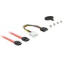 DeLOCK 47209 pannello drive bay 13,3 cm (5.25") condotto I/O Nero (47209)