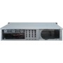 Inter-Tech IPC 2U-2404S Supporto Nero, Argento (88887190)