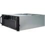 Inter-Tech 4U-4408 Supporto Nero, Argento (88887191)